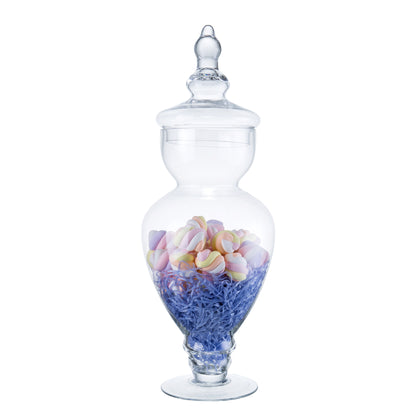 Heart shaped Handblown Apothecary Glass