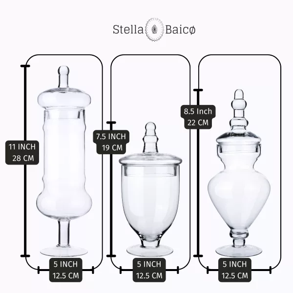 glass jars multiple sizes