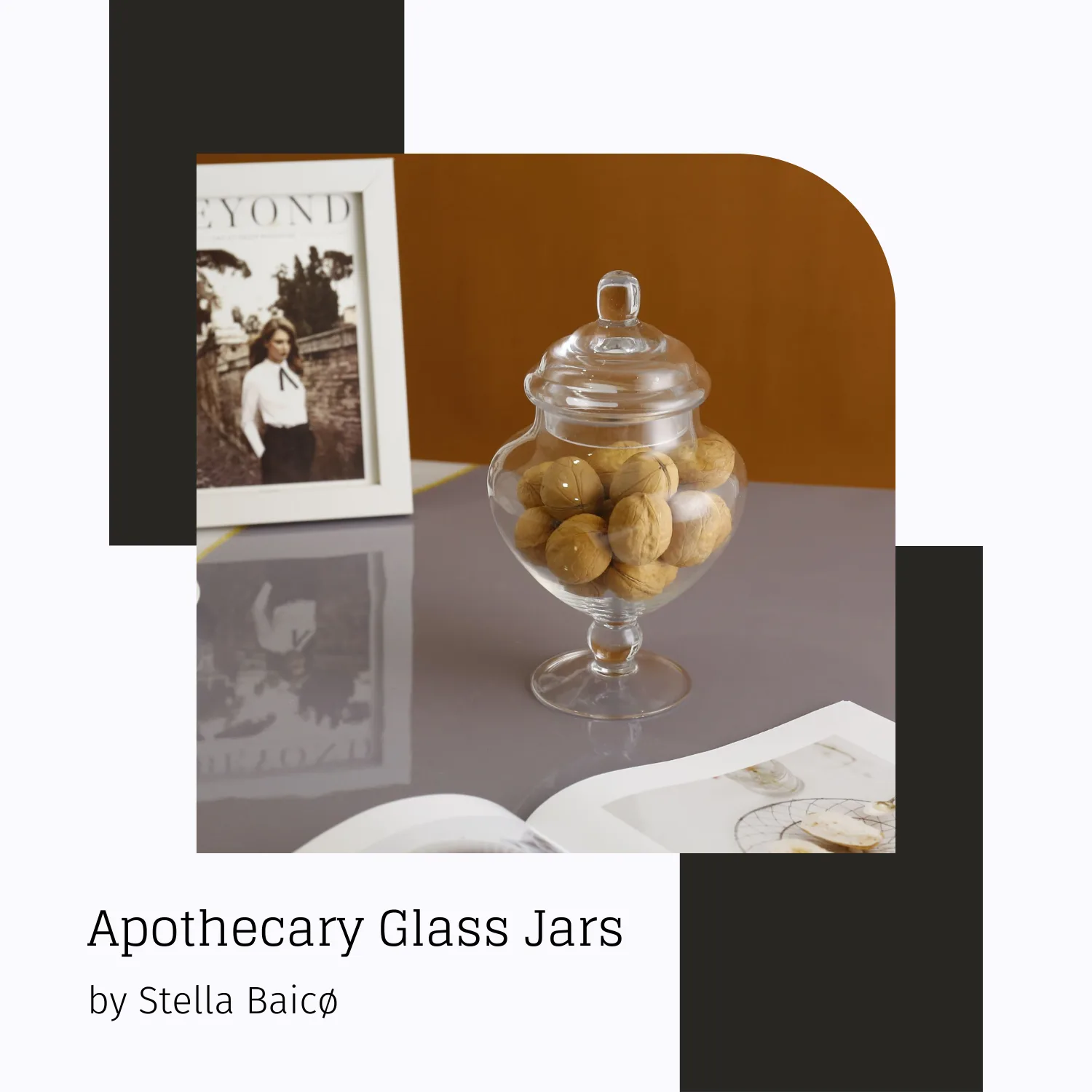 apothecary glass jars