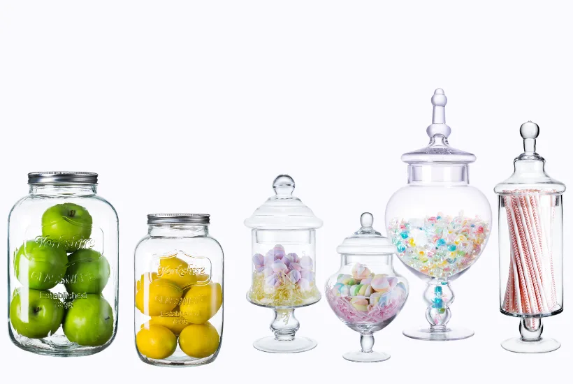 Stella Baico glass jars